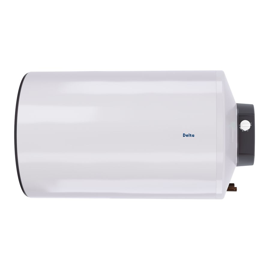 Elektrische Boiler Delta80-2h horizontale wandmontage 80ltr