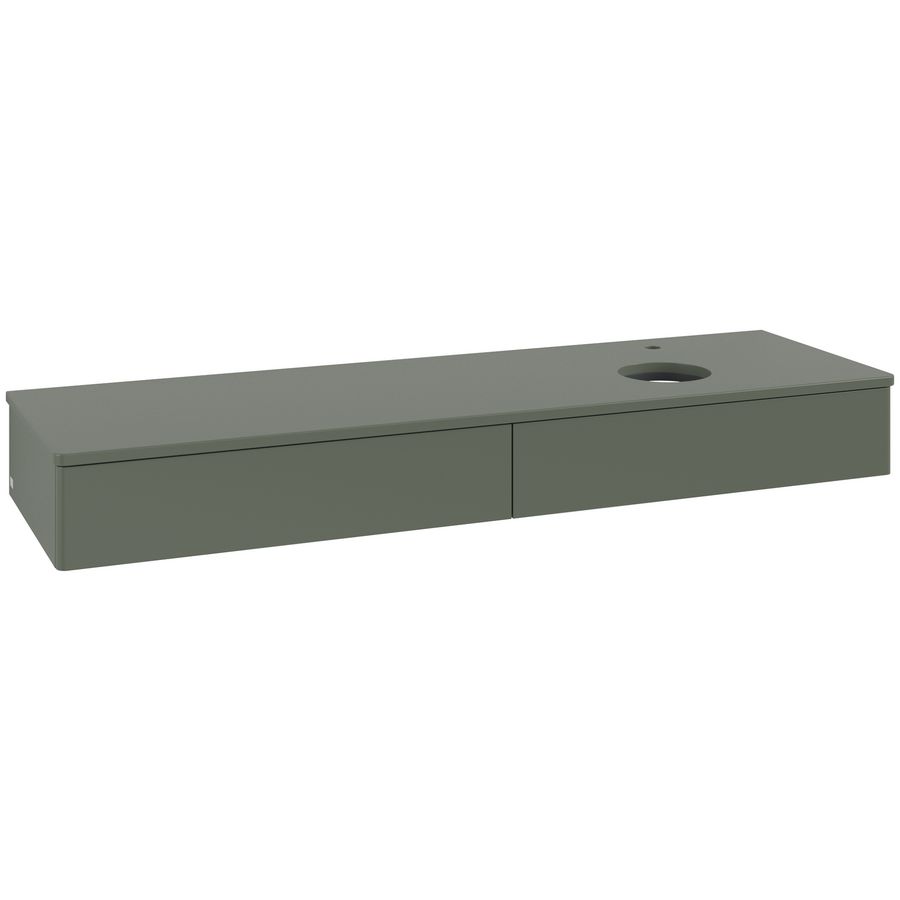 Wastafelonderkast Antao 1600x190x500mm L.Green Matt Lacquer L16050HL