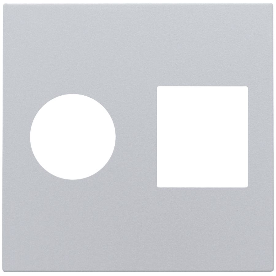 Afwerkingsset enkelvoudige coax/netwerkaans. RJ45 sterling