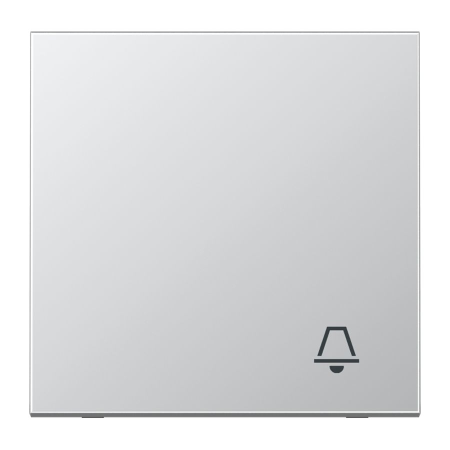 Schakelwip LS-aluminium met symbool bel