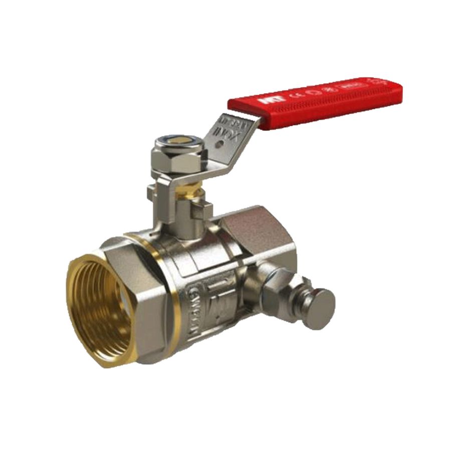 Kogelafluiter 1" met aftapper hendel
