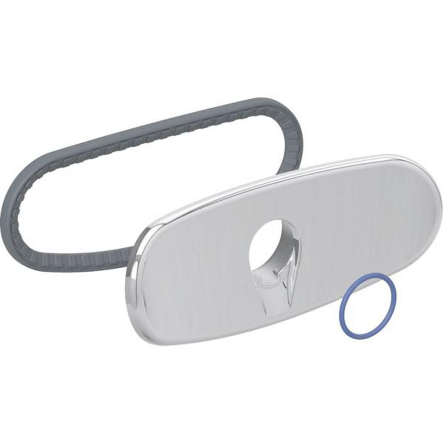 Dekplaat chroom met dichtset AqClean 8000