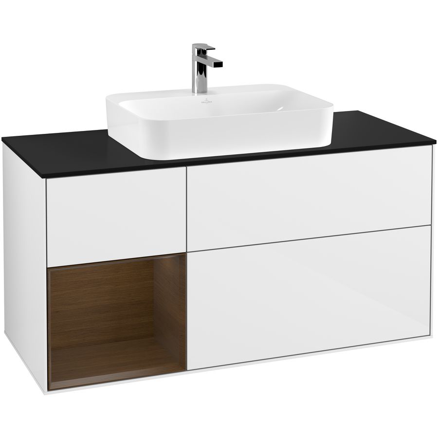 Wastafelonderkast Finion 1200x603x501mm G.White.L F412GNGF