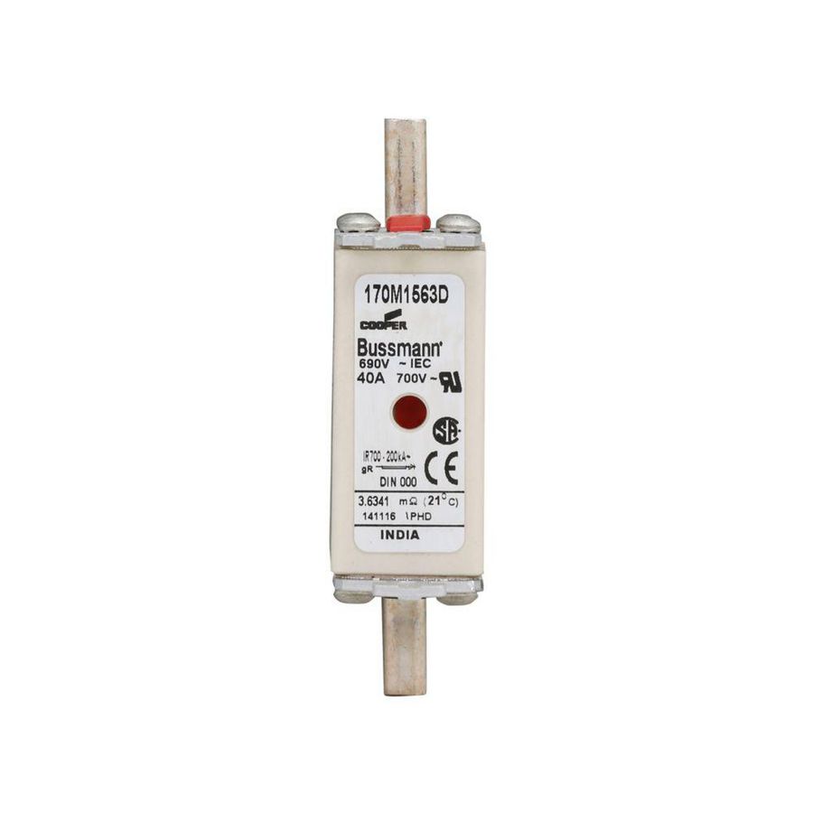 Zekering hoge snelheid 40A AC 690V 200kA 000 gR IEC VVE=10