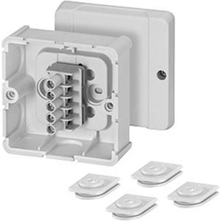 Kabeldoos IP54 1,5-2,5 mm2 5 polige klem Grijs VVE=5