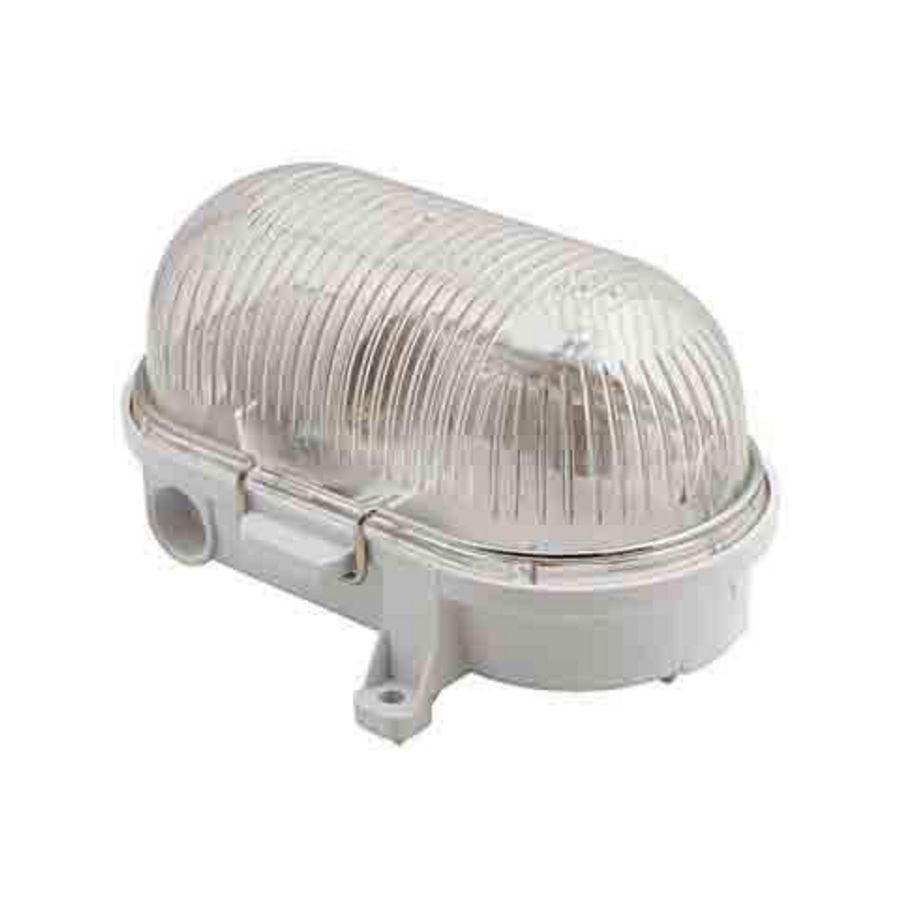 Plafond-/wandarmatuur Bulley wit E27 230V max. 75W IP54
