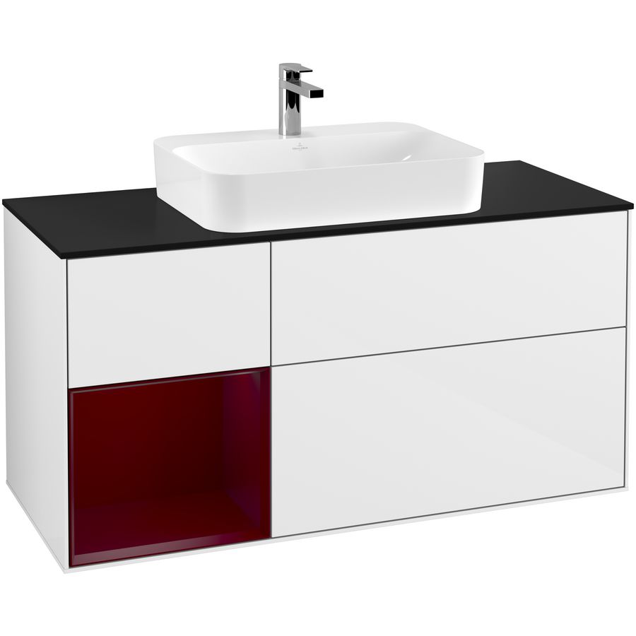 Wastafelonderkast Finion 1200x603x501mm G.White.L F412HBGF