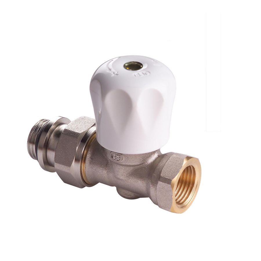 Radiatorafsluiter handbediend UniverSAR recht 1/2"bn. R449