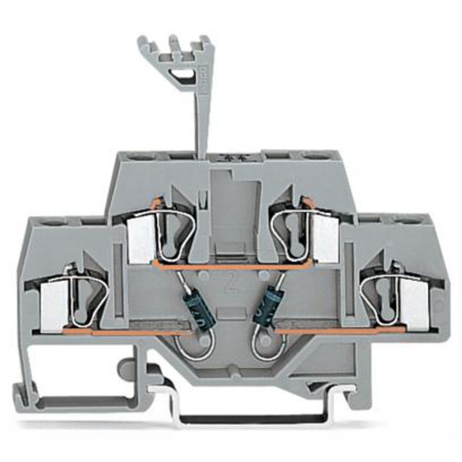 Moduleklem 2-etage + 2 dioden 1N4007 281-635/281-490 VVE=50