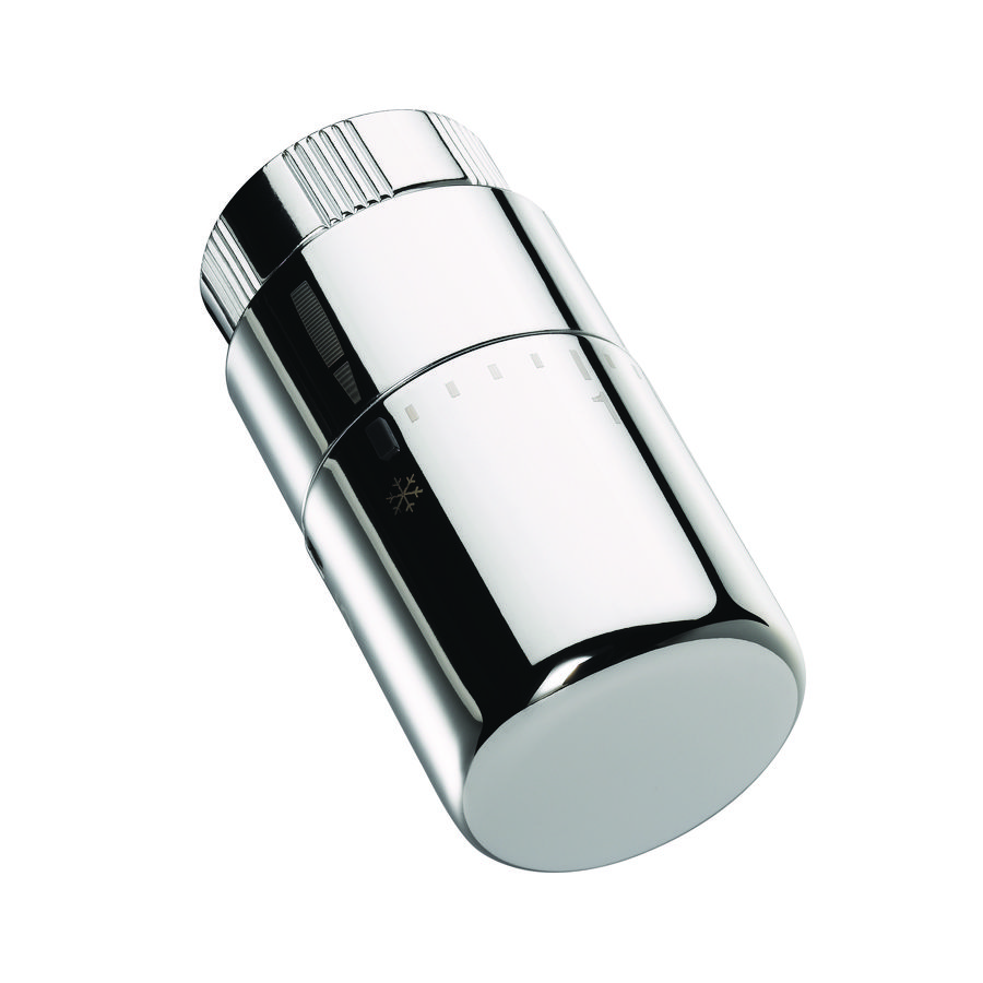 Design knoppen termostatisch, knop verchroomd