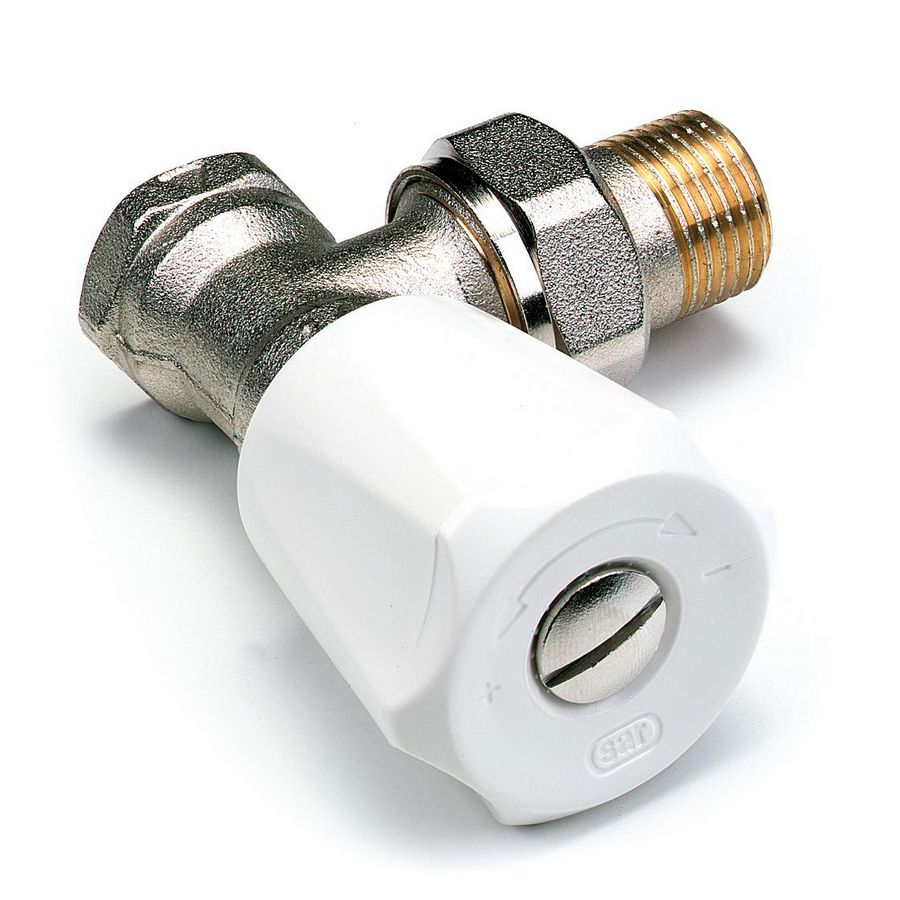 Radiatorafsluiter handbediend haaks 1-pijp 1/2" 418G VVE=5