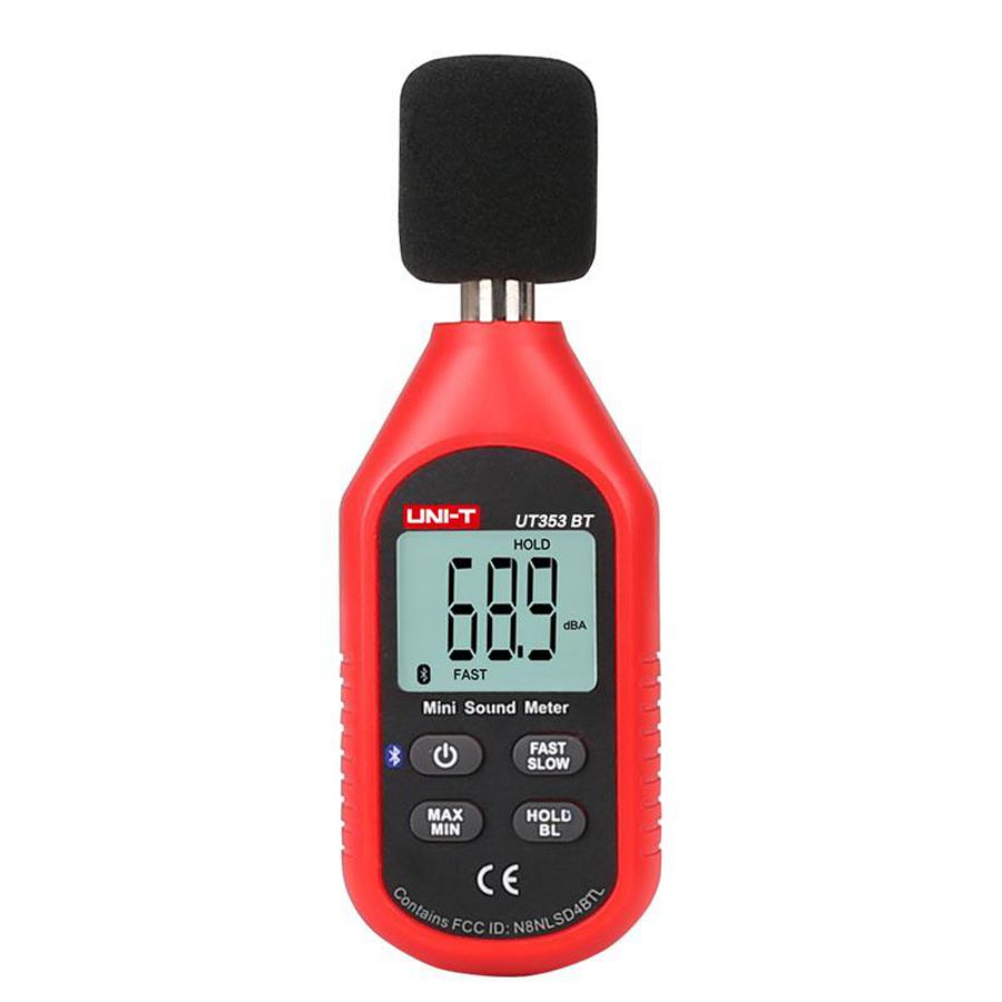 Digitale geluidsniveau meter, 30 tot 130dB met datalogging &