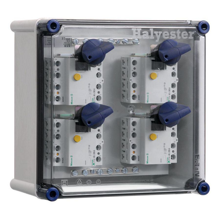 Schakelaarkast 4xALS 40A 30mA