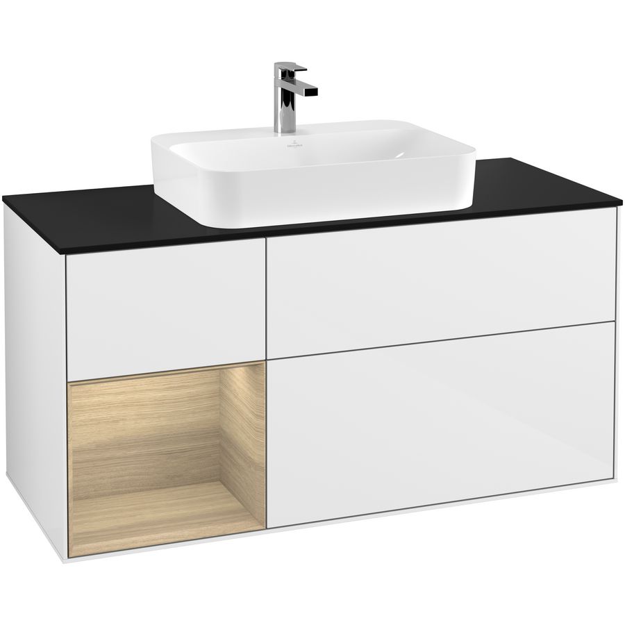 Wastafelonderkast Finion 1200x603x501mm G.White.L F412PCGF