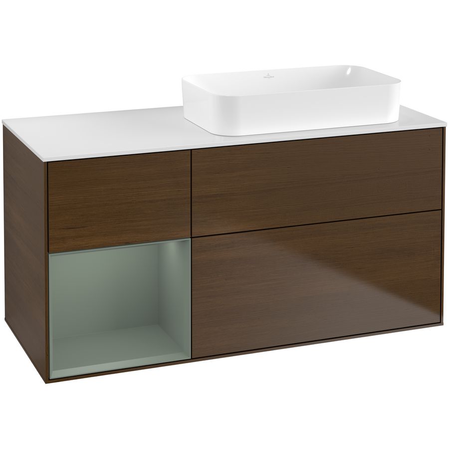 Wastafelonderkast Finion 1200x603x501mm W.Veneer F681GMGN