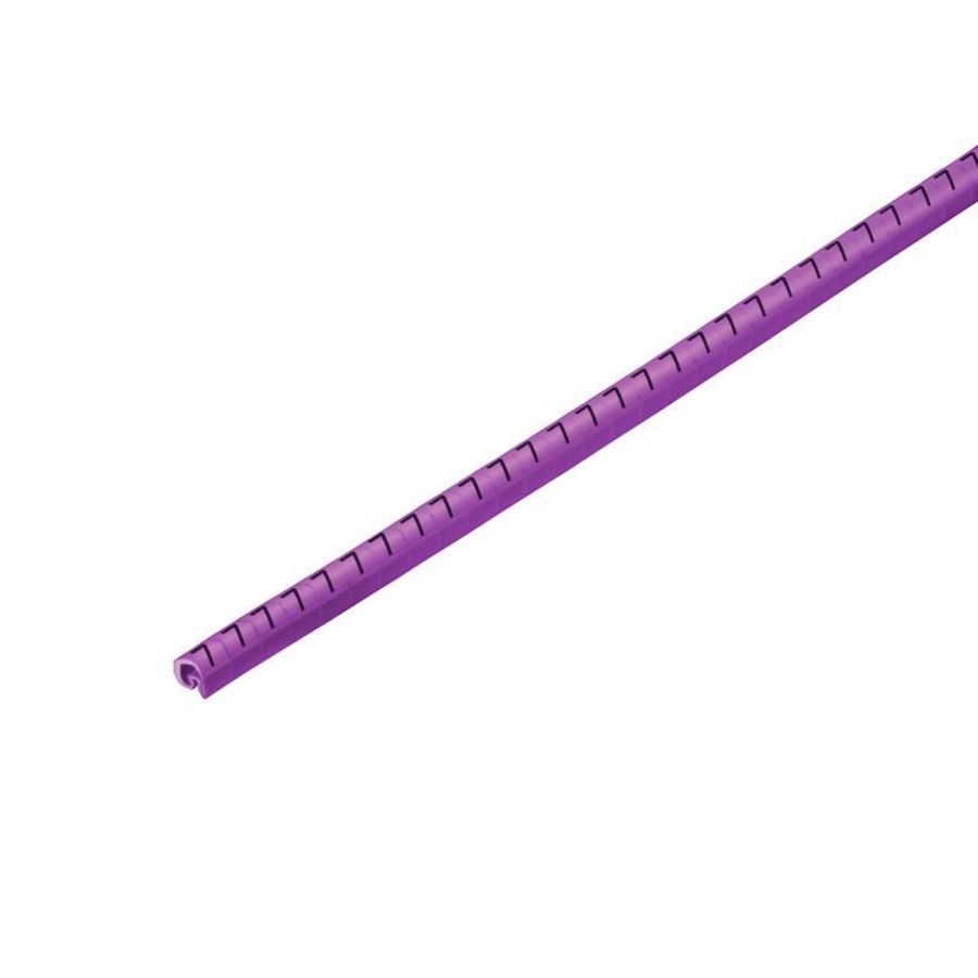 Kabelcoderingsyst. paars geleider O.D.1.3-3mm PVC VVE=500