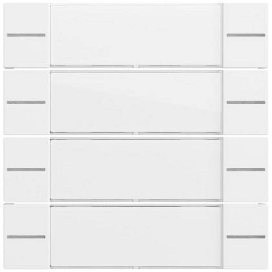 Wippenset 1-voudig TK tastsens.4.70 clear/zuiver wit m(gel.)