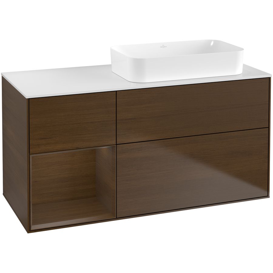 Wastafelonderkast Finion 1200x603x501mm W.Veneer F681GNGN