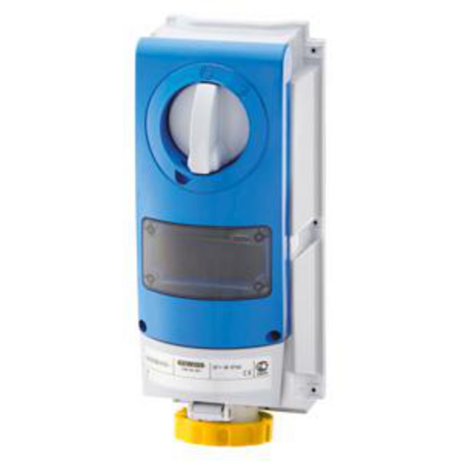 VERTICAAL BEVESTIGDE VERGRENDELDE CONTACTDOOS-ZONDER BODEM