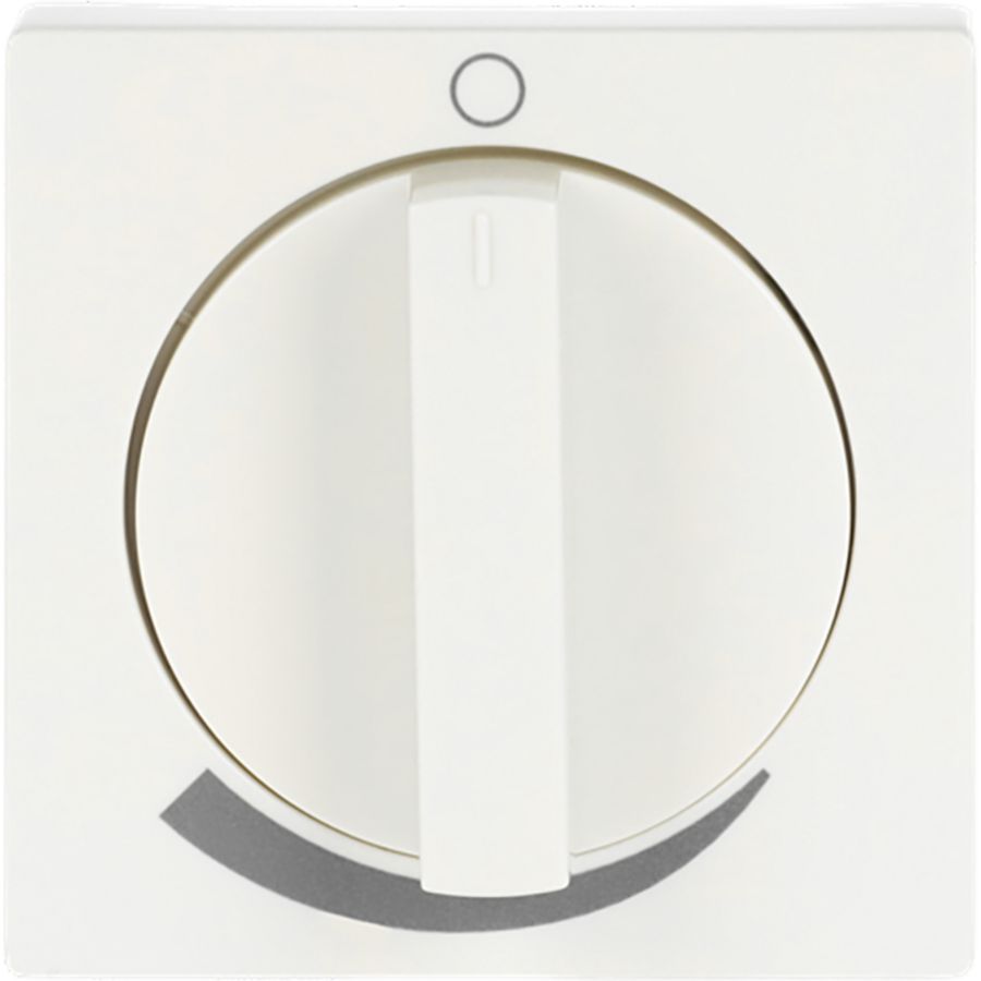 Centraalplaat v inbouw draaigreep volume s-ivoorwit