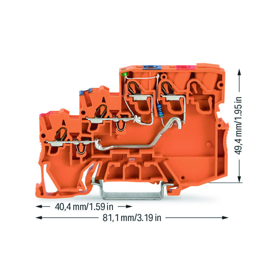 3-draads initiatorvoedingsklem LED voeding best.kast VVE=15