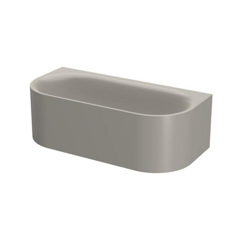 Bad BetteLux Oval I Silhouette 1800×850mm Stone