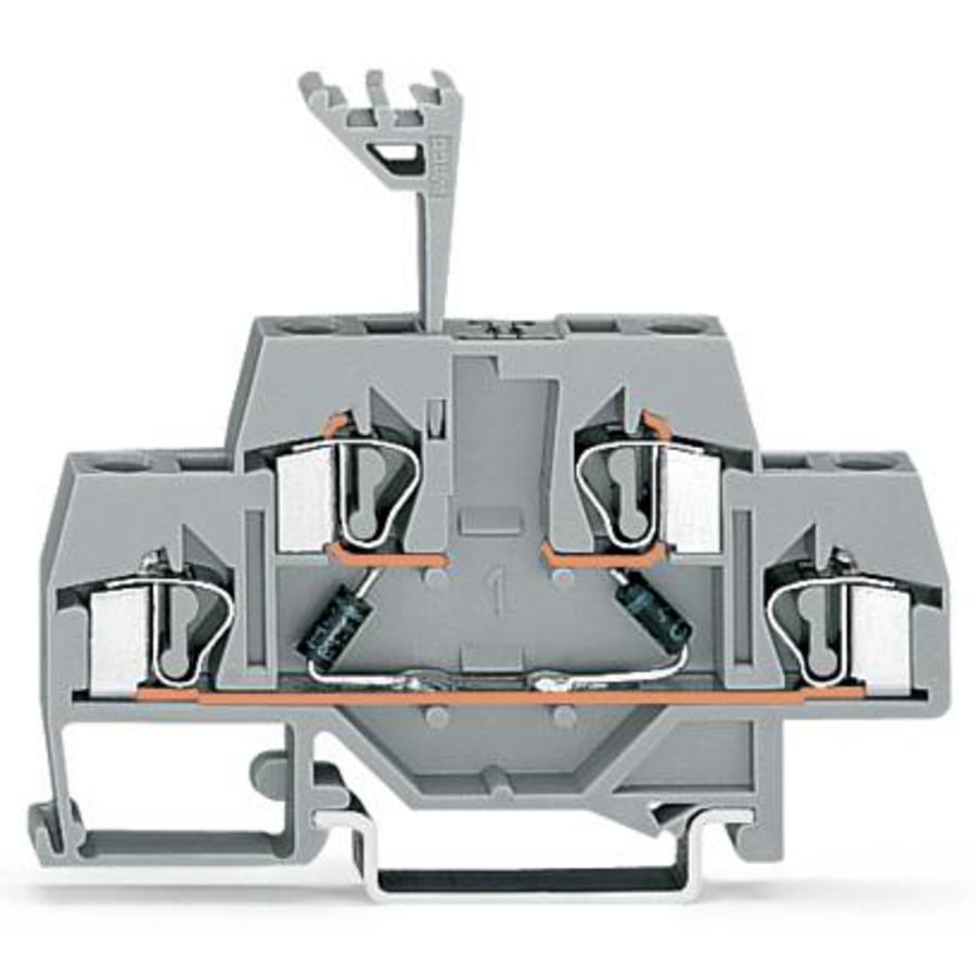 Moduleklem 2-etage + 2 dioden 1N4007 281-636/281-487 VVE=50