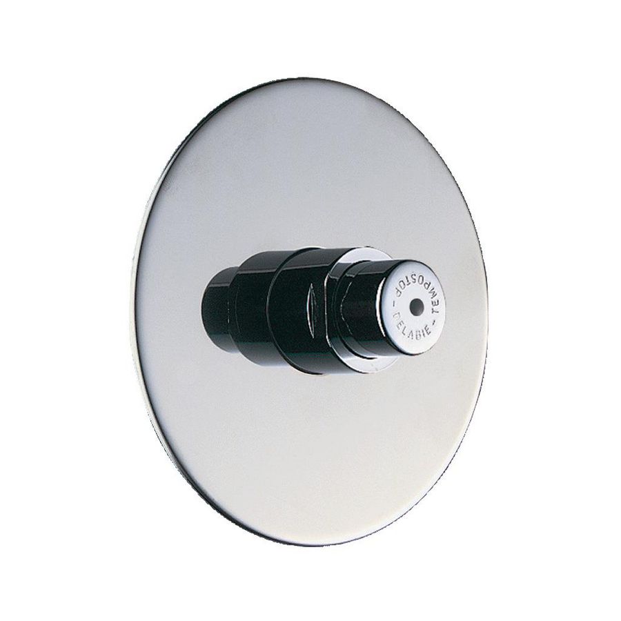 Urinoirkraanmm1/2" inbouw zelfsluitend ~3 sec + rozet