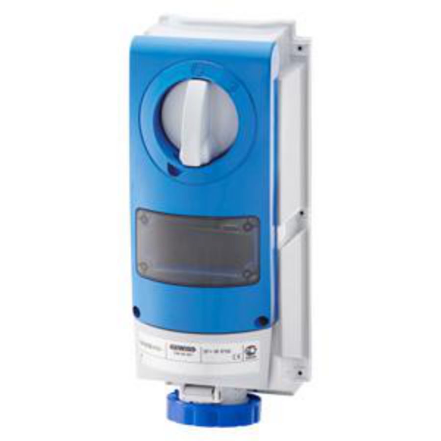 VERTICAAL BEVESTIGDE VERGRENDELDE CONTACTDOOS-ZONDER BODEM