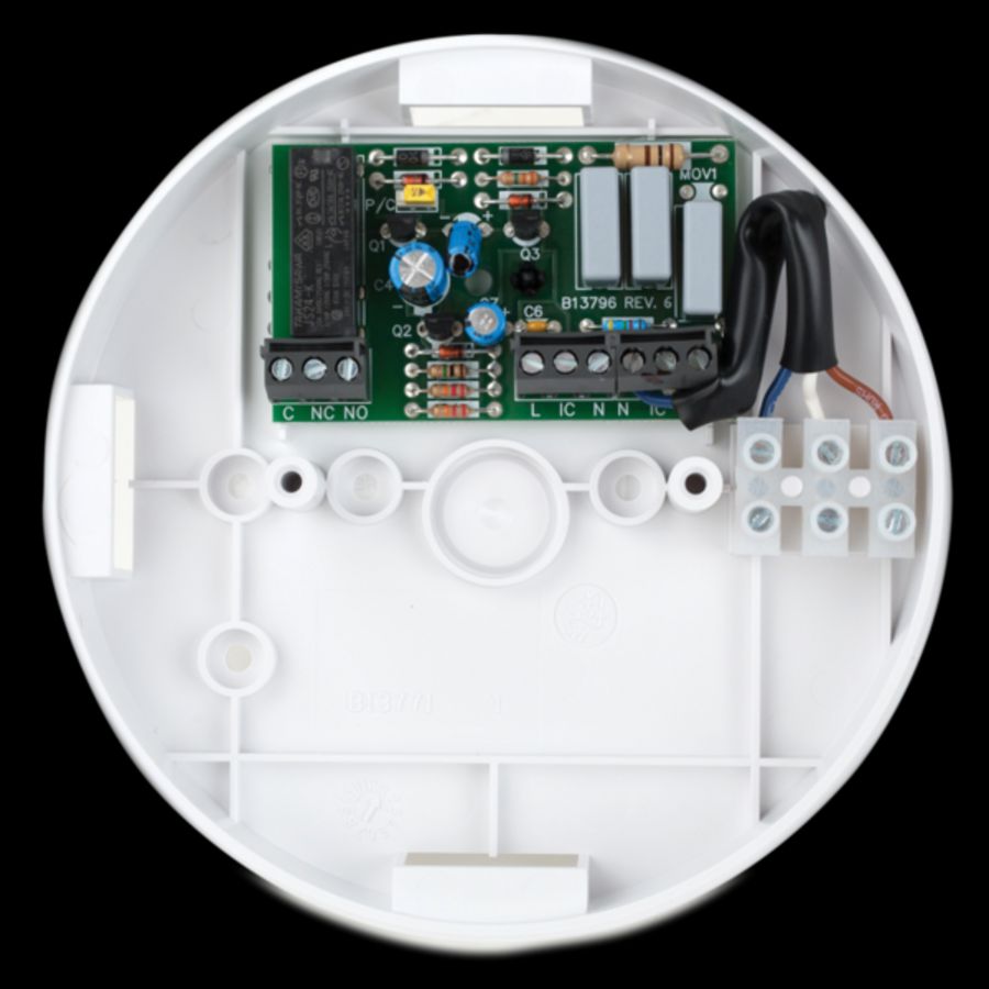 Relaisbasis EI128R opbouw 230V incl deksel