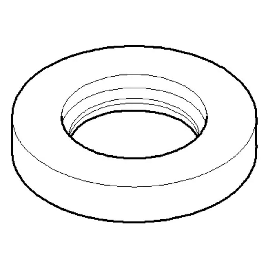 Rozet 45x8mm Platina gebors.