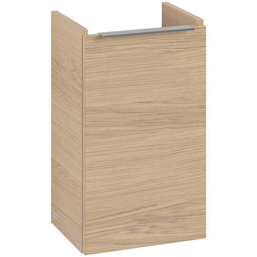 Wastafelonder. ARCHITECTURA 310x520x243mm Nordic Oak B87900VJ greep alu. glans