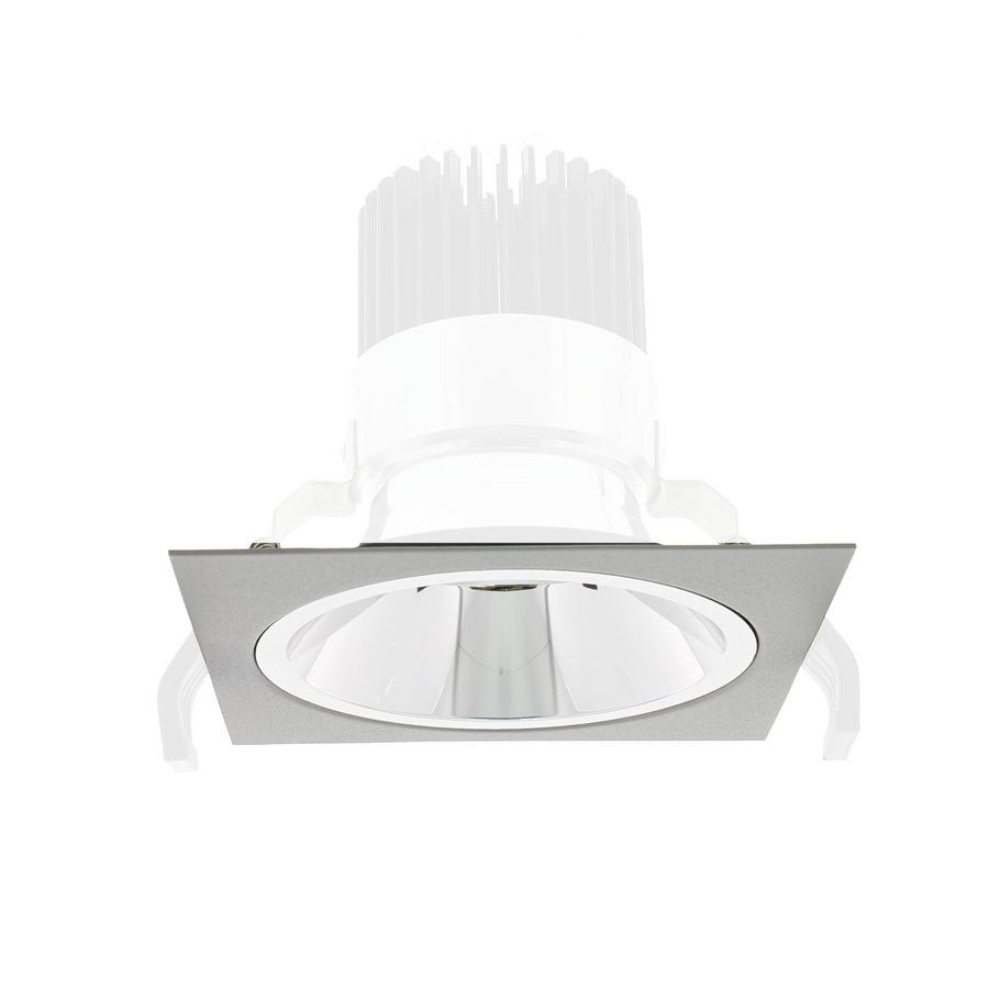 Vierkant pasring 145x145mm voor Juno module Grijs