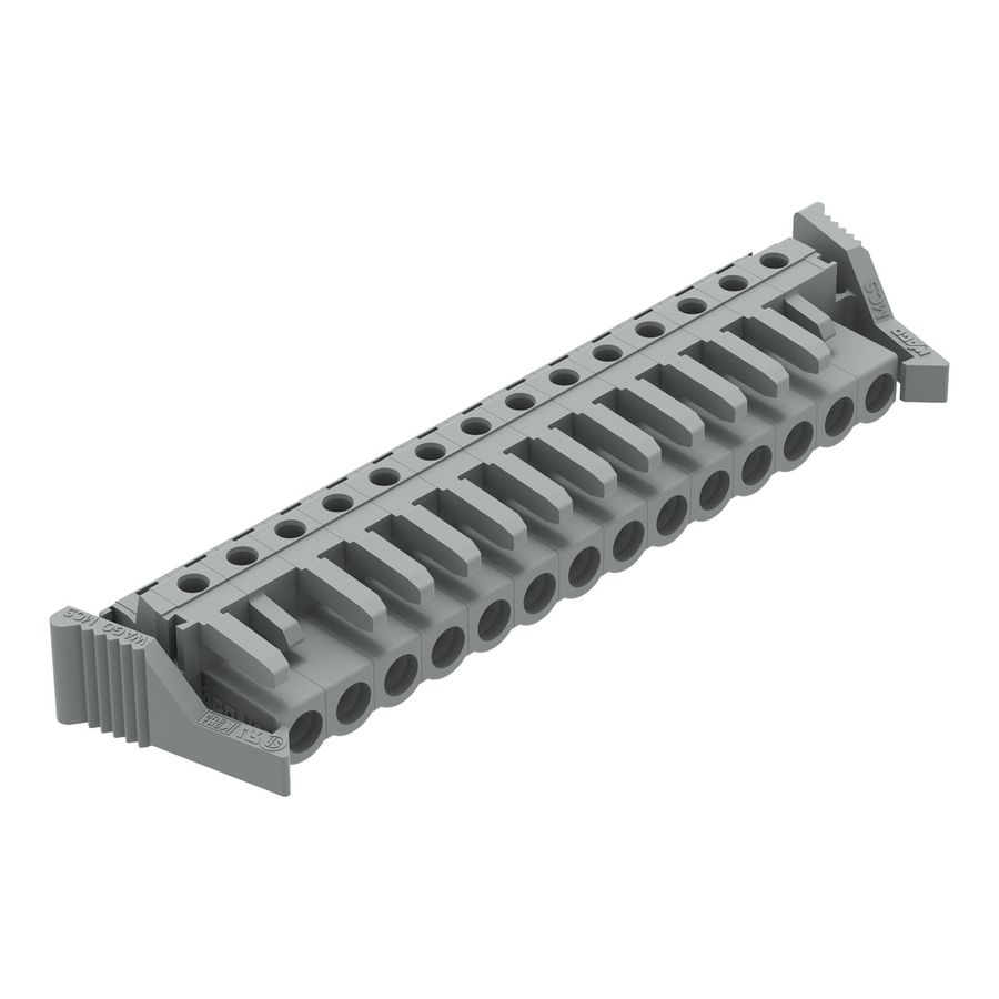 THT FE steker HA raster 5mm grijs 232-244/039-000 VVE=25