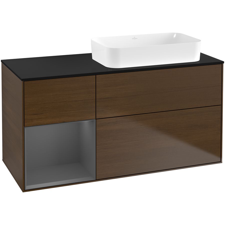 Wastafelonderkast Finion 1200x603x501mm W.Veneer F682GKGN