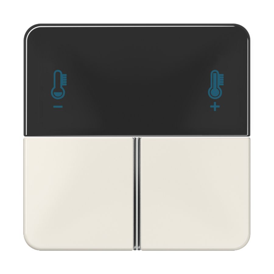 Compact tastafdekking CD wit KNX RCD