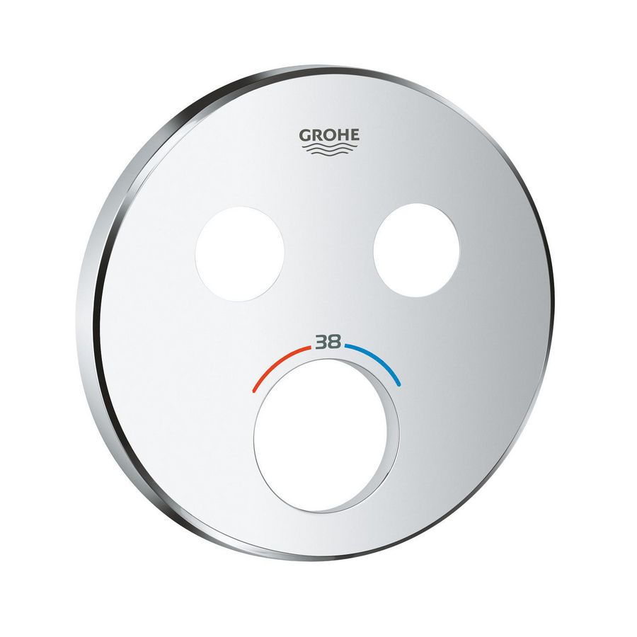 Rozet chroom 49032000