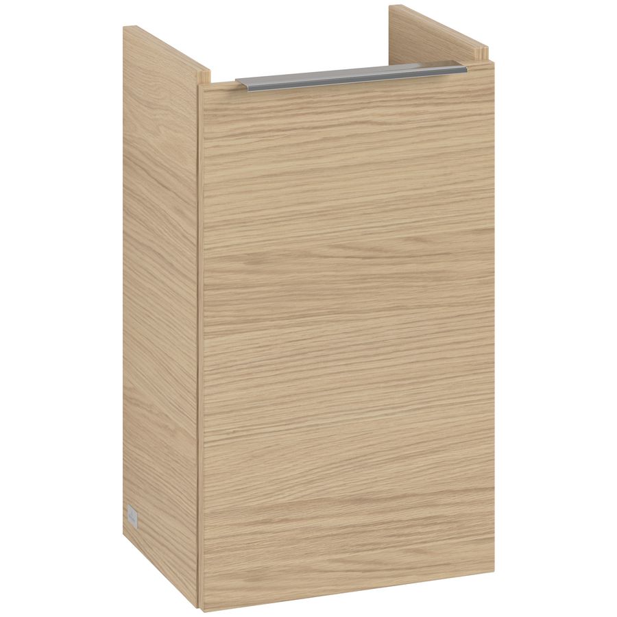 Wastafelonder. ARCHITECTURA 310x520x243mm Nordic Oak B87901VJ greep Volcano Black