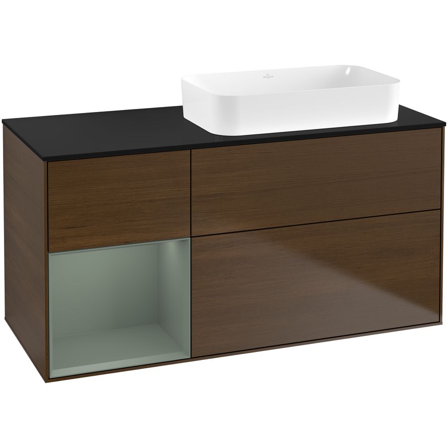 Wastafelonderkast Finion 1200x603x501mm W.Veneer F682GMGN