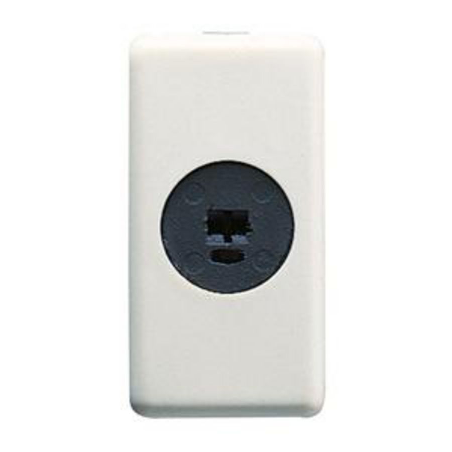 CONTACTDOOS VOOR FONISCH CIRCUIT-1 MODULE-SYSTEM WHITE