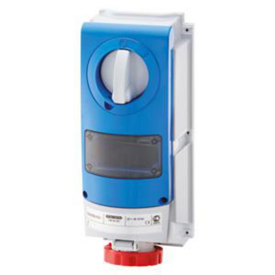 VERTICAAL BEVESTIGDE VERGRENDELDE CONTACTDOOS-ZONDER BODEM