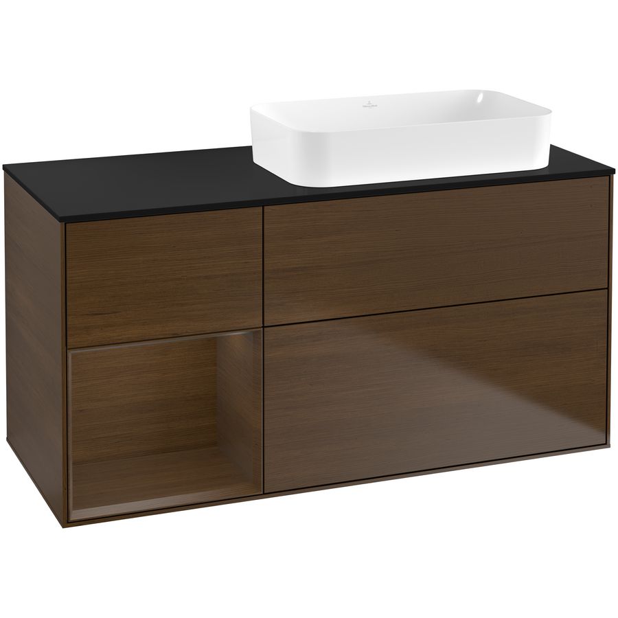 Wastafelonderkast Finion 1200x603x501mm W.Veneer F682GNGN