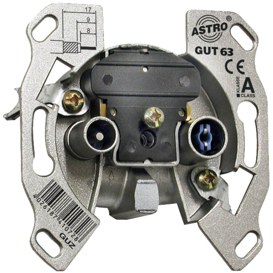 Contactdoos-rijg inb radio/TV/satelliet znd afdekpl VVE=10