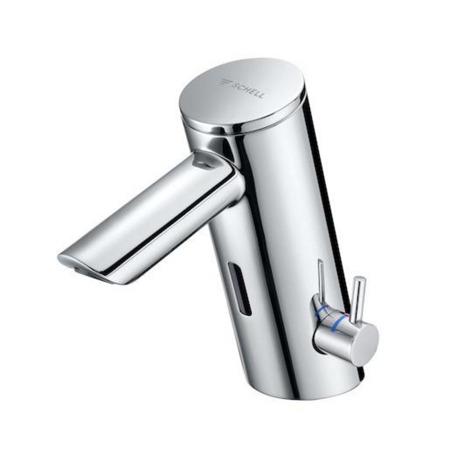 Wastafelmengkraan elektronisch PURIS E² HD-M uitloop 140 batterijvoeding chroom