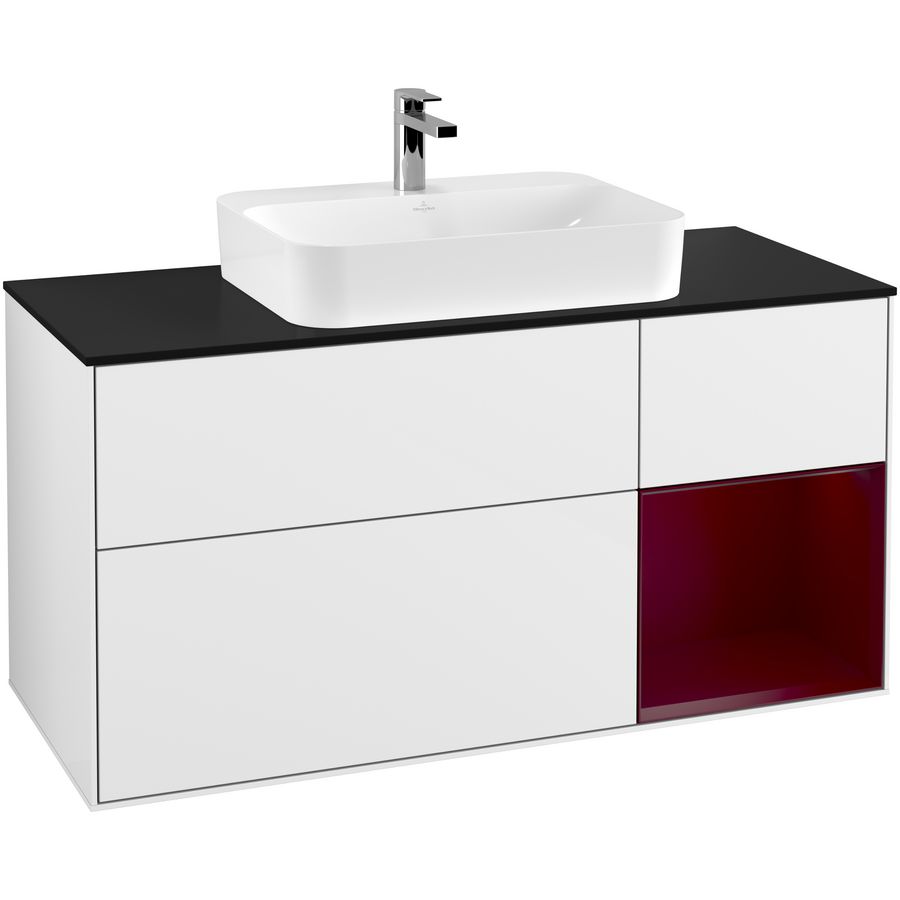 Wastafelonderkast Finion 1200x603x501mm G.White.L F422HBGF