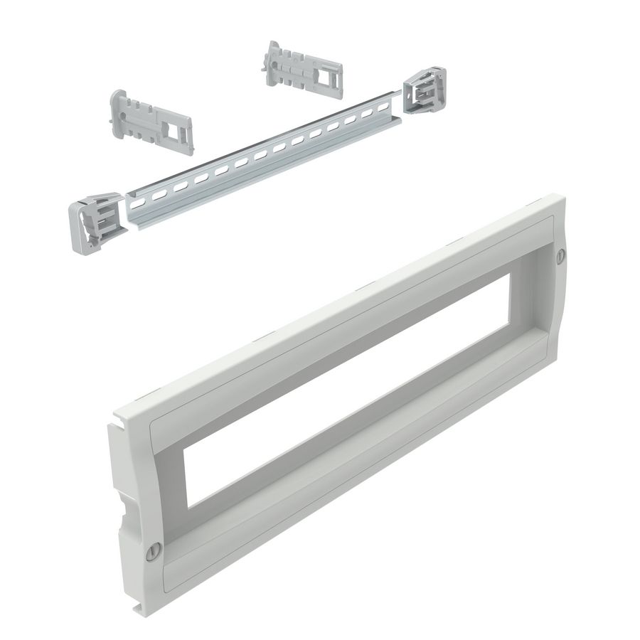 Frontplaat 150x500 kunststof voor modulair frame