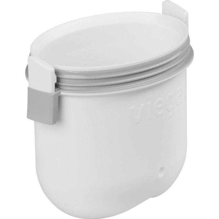 Beker ovaal kunststof  tbv ruimtebesparend sifon model 5634.15
