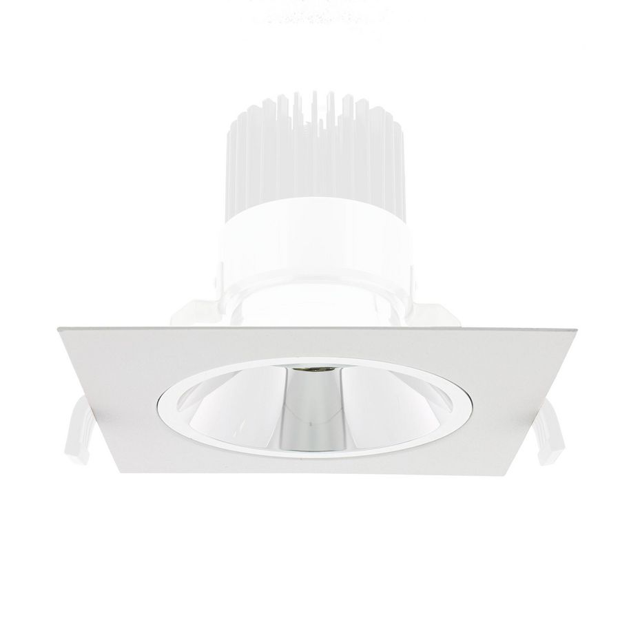 Vierkant pasring 170x170mm voor Juno module Wit