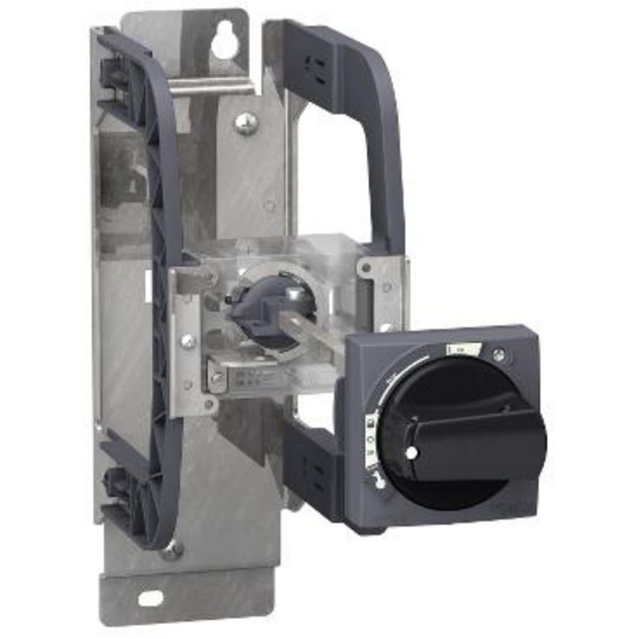 Kit Draaibediening+vergrendelingsmechanimsme IP54 Zwart Acc.