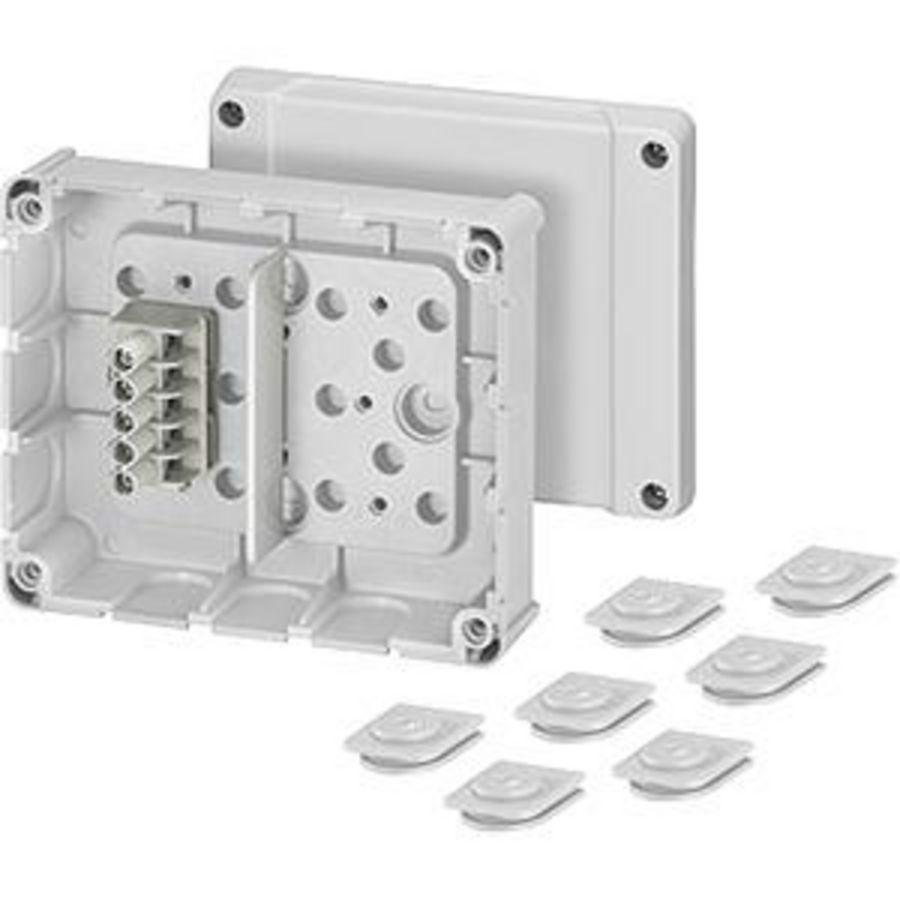 Kabeldoos IP54 1,5-2,5 mm2 5 polige klem Grijs VVE=2